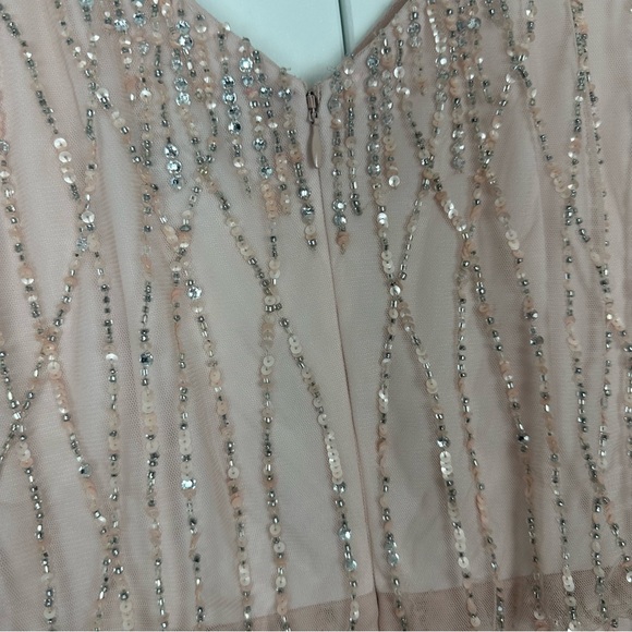 BHLDN ADRIANNA PAPELL BROOKLYN DRESS BLUSH SIZE 2 - Picture 13 of 16